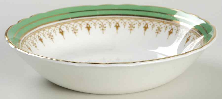Durham Green Fruit/Dessert (Sauce) Bowl by John  Aynsley & Sons-1