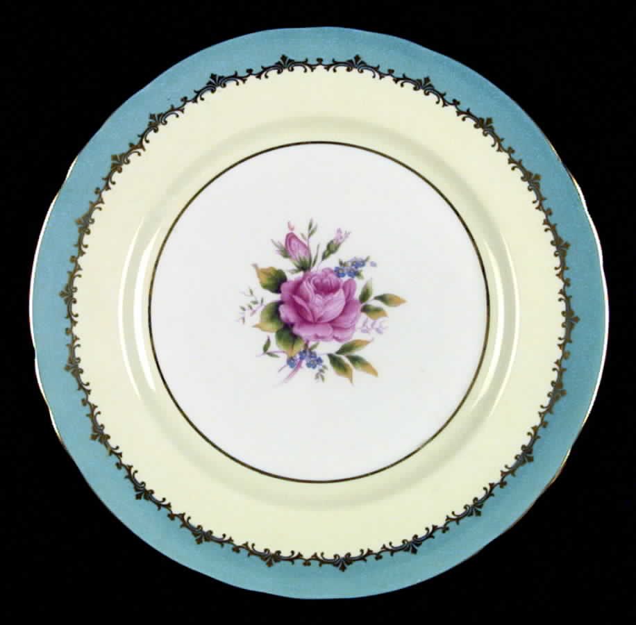 Eastbourne (Floral, Scalloped) Dinner Plate by John  Aynsley & Sons-1