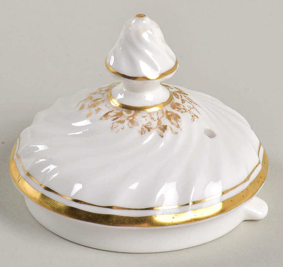 Elegance (Gold Floral & Gold Trim) Lid for Coffee Pot by John  Aynsley & Sons-1