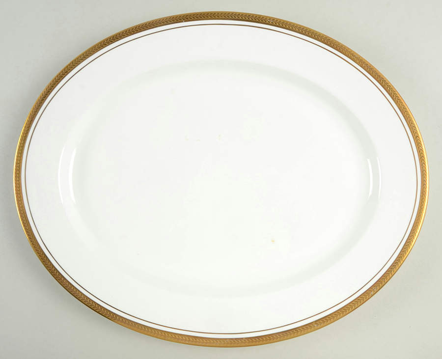 Elizabeth (Smooth) 13" Oval Serving Platter by John  Aynsley & Sons-1