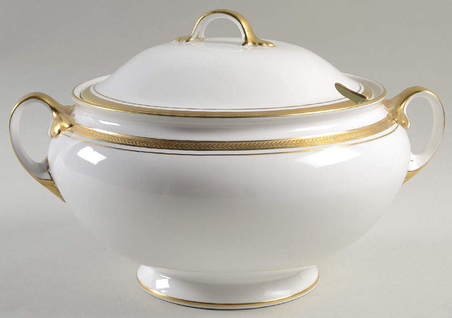 Elizabeth (Smooth) Tureen & Lid by John  Aynsley & Sons-1