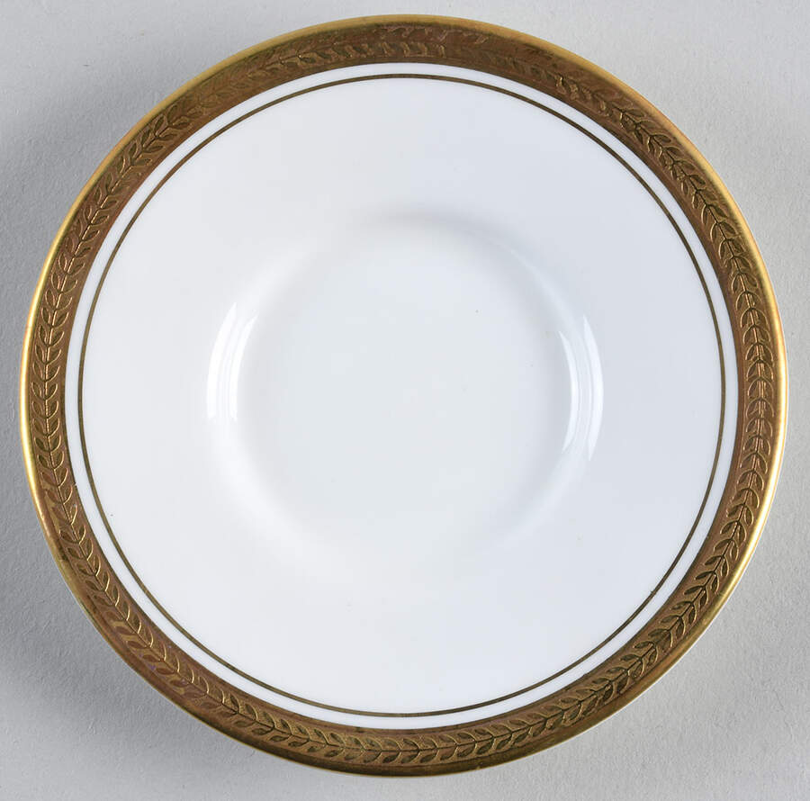 Elizabeth (Smooth) Saucer for Flat Demitasse Cup by John  Aynsley & Sons-1