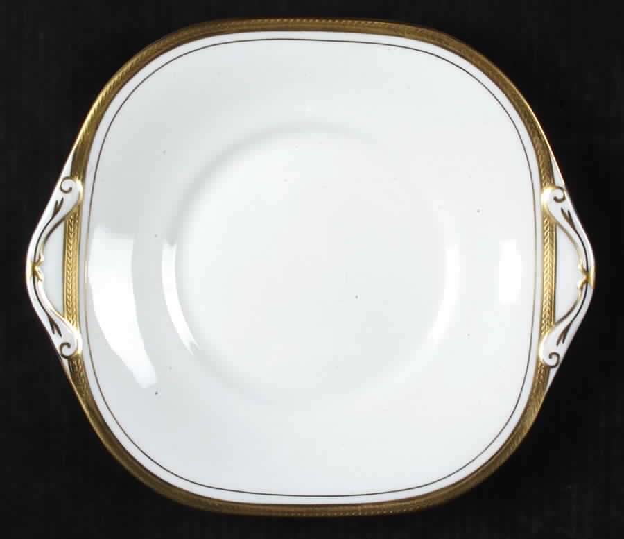Elizabeth (Smooth) Square Handled Cake Plate by John  Aynsley & Sons-1
