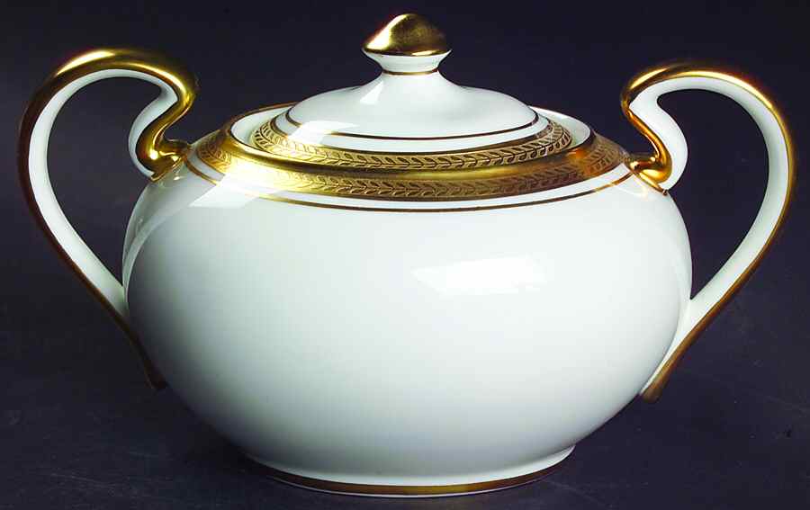 Elizabeth (Smooth) Sugar Bowl & Lid by John  Aynsley & Sons-1