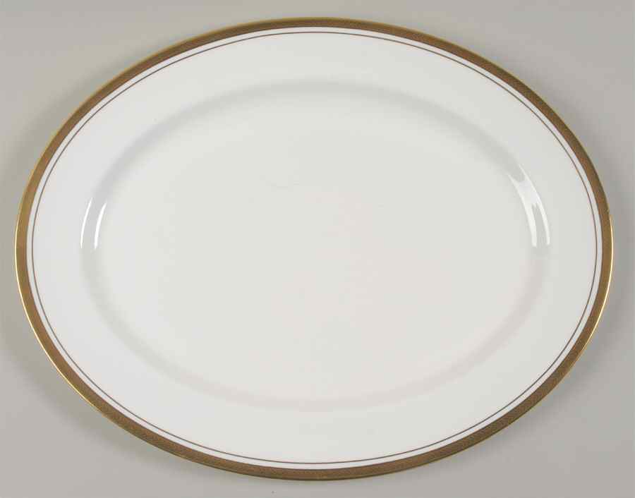 Elizabeth (Smooth) 15" Oval Serving Platter by John  Aynsley & Sons-1