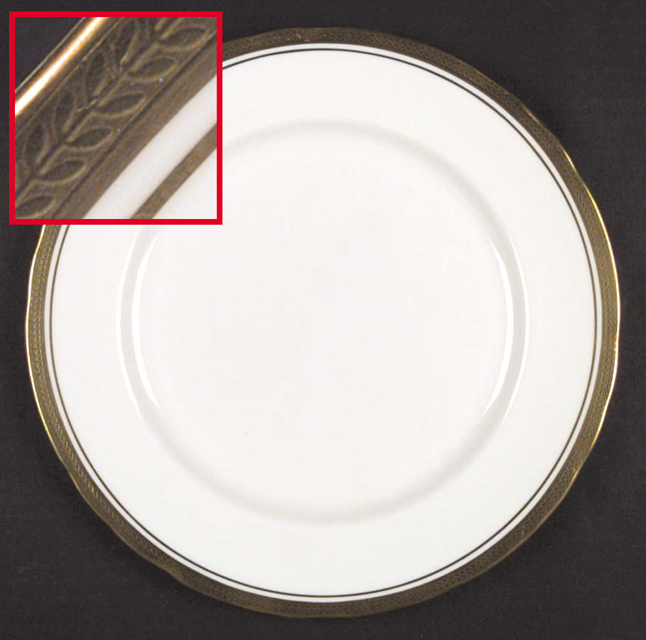 Elizabeth (Scalloped, Pin Line) Dinner Plate by John  Aynsley & Sons-1