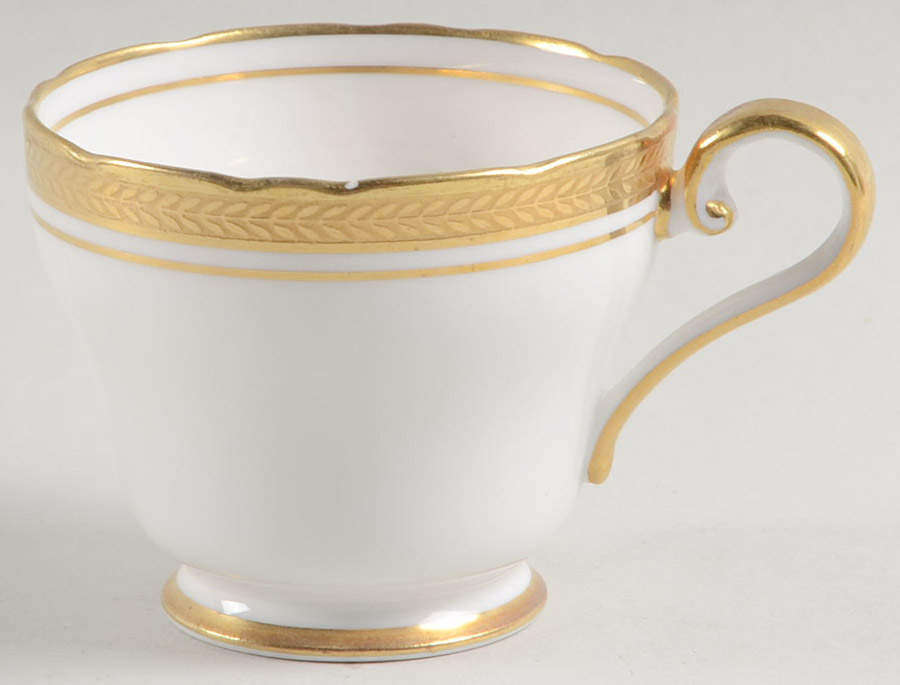 Elizabeth (Scalloped, Pin Line) Footed Demitasse Cup by John  Aynsley & Sons-1