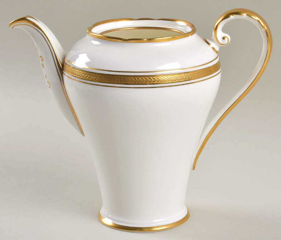 Elizabeth (Scalloped, Pin Line) Coffee Pot No Lid by John  Aynsley & Sons-1