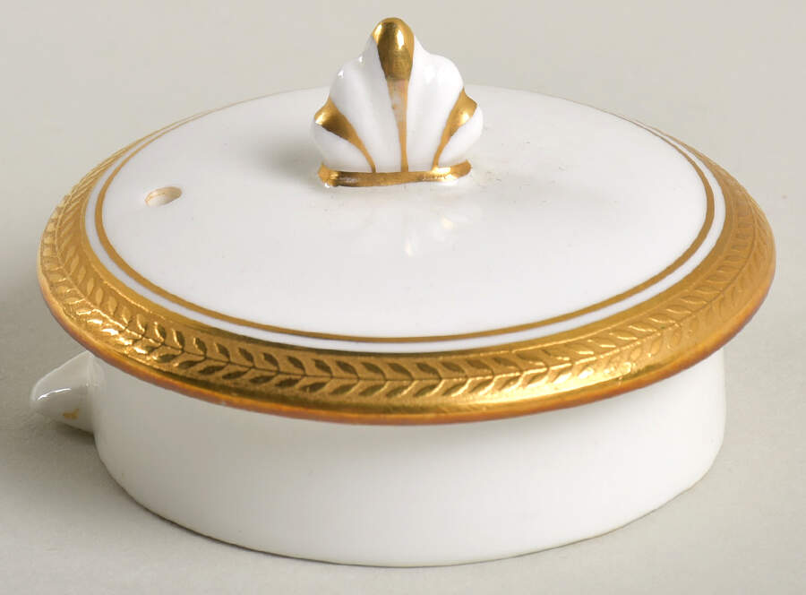 Elizabeth (Scalloped, Pin Line) Lid for Coffee Pot by John  Aynsley & Sons-1