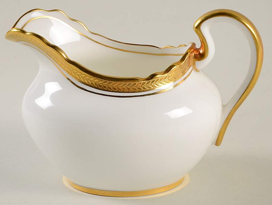 Elizabeth (Scalloped, Pin Line) Creamer by John  Aynsley & Sons-1
