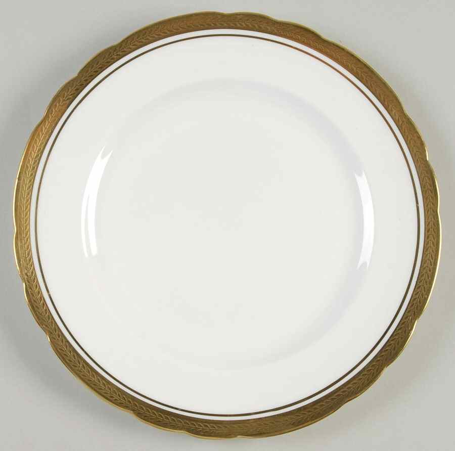 Elizabeth (Scalloped, Pin Line) Dessert/Pie Plate by John  Aynsley & Sons-1