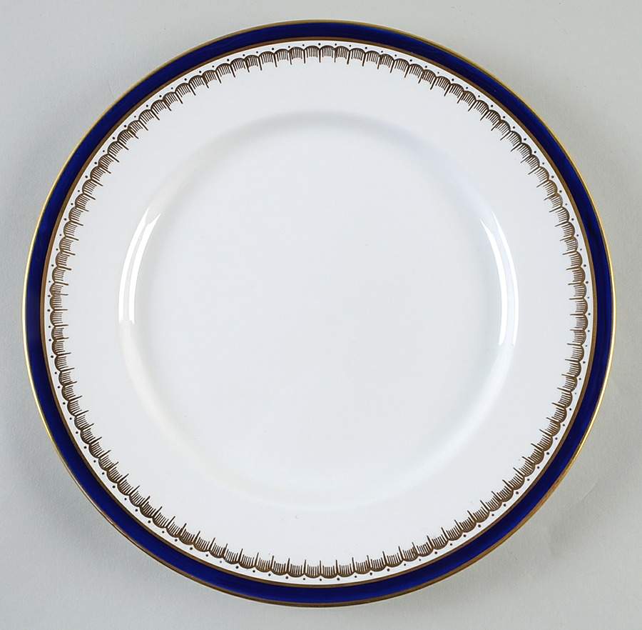 Embassy Cobalt Blue (Smooth) Dinner Plate by John  Aynsley & Sons-1