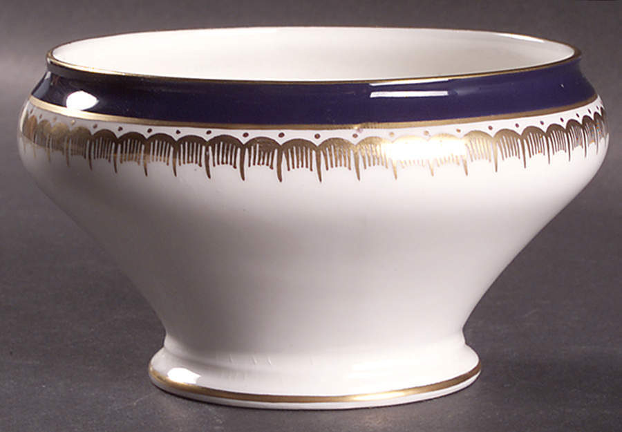 Embassy Cobalt Blue (Smooth) Open Sugar Bowl by John  Aynsley & Sons-1