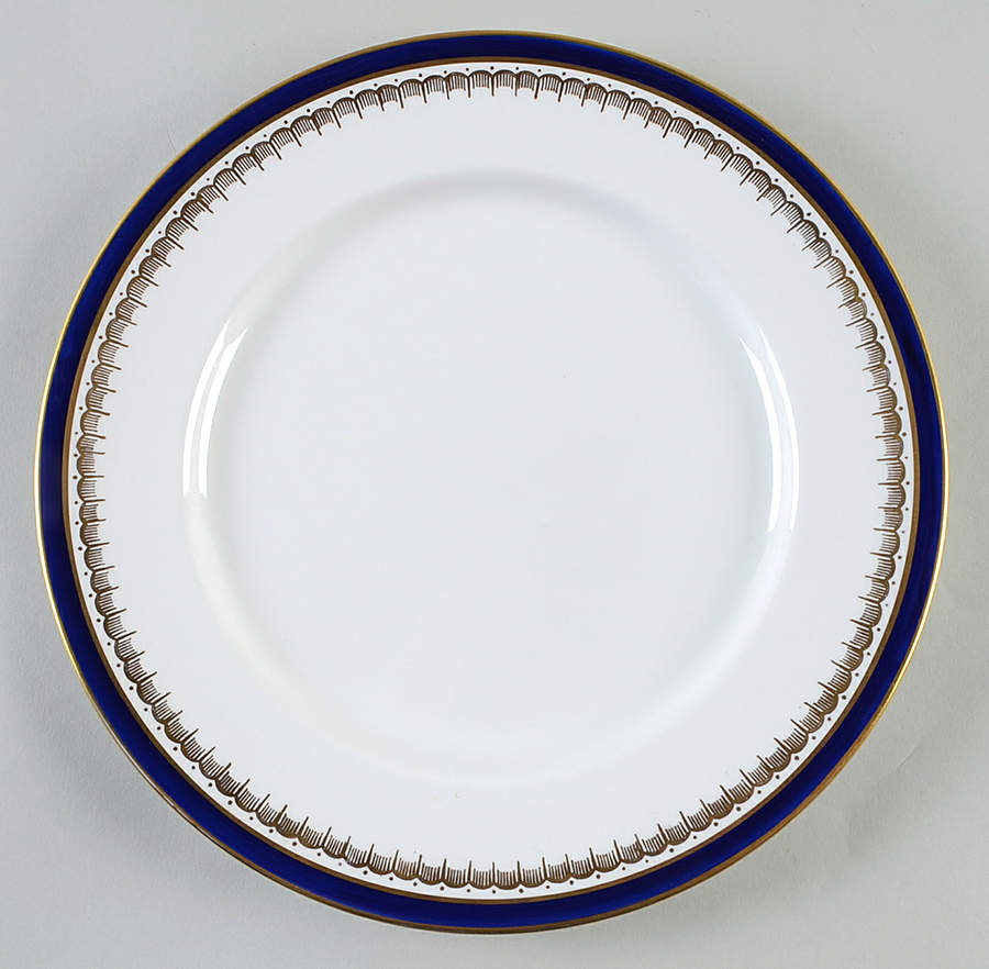 Embassy Cobalt Blue (Smooth) Dinner Plate by John  Aynsley & Sons-1