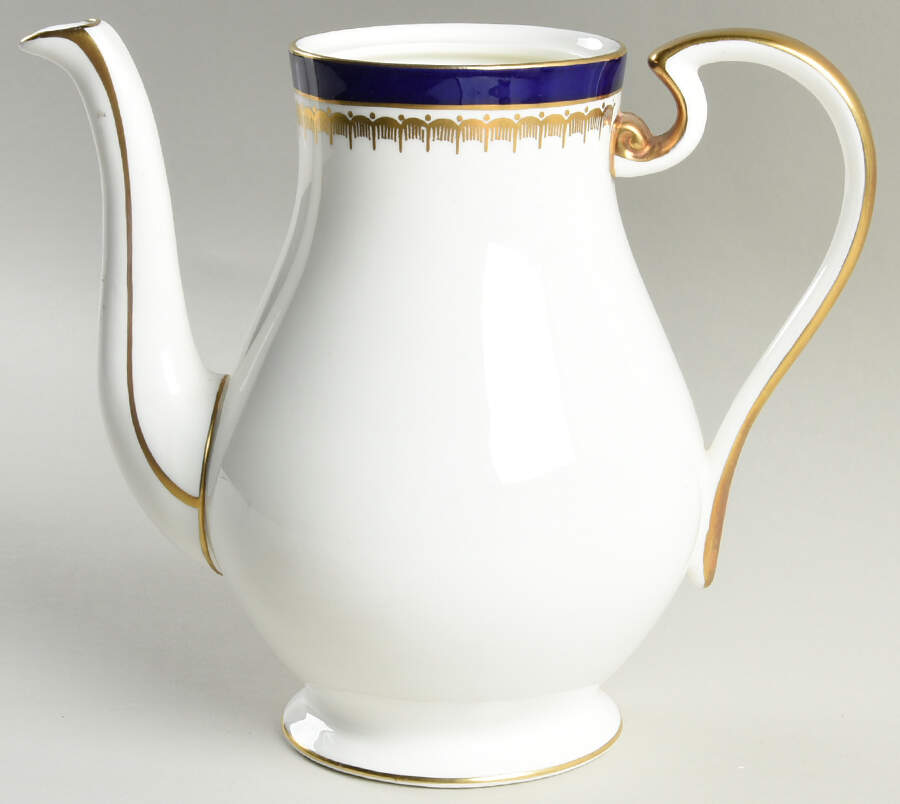 Embassy Cobalt Blue (Smooth) Coffee Pot No Lid by John  Aynsley & Sons-1
