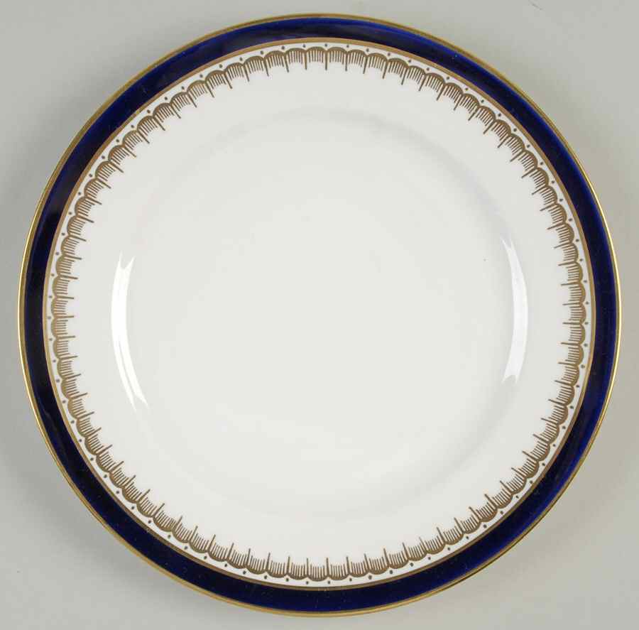 Embassy Cobalt Blue (Smooth) Salad Plate by John  Aynsley & Sons-1