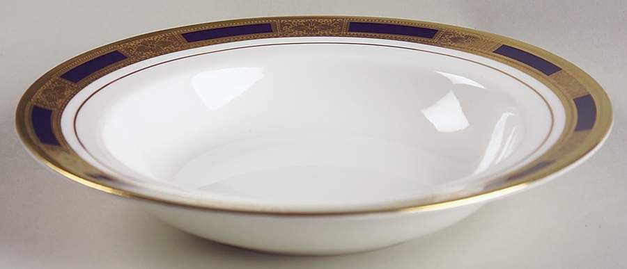 Empress Cobalt Rim Soup Bowl by John  Aynsley & Sons-1