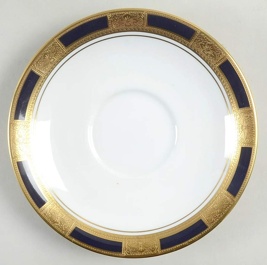 Empress Cobalt Saucer for Cream Soup Bowl by John  Aynsley & Sons-1