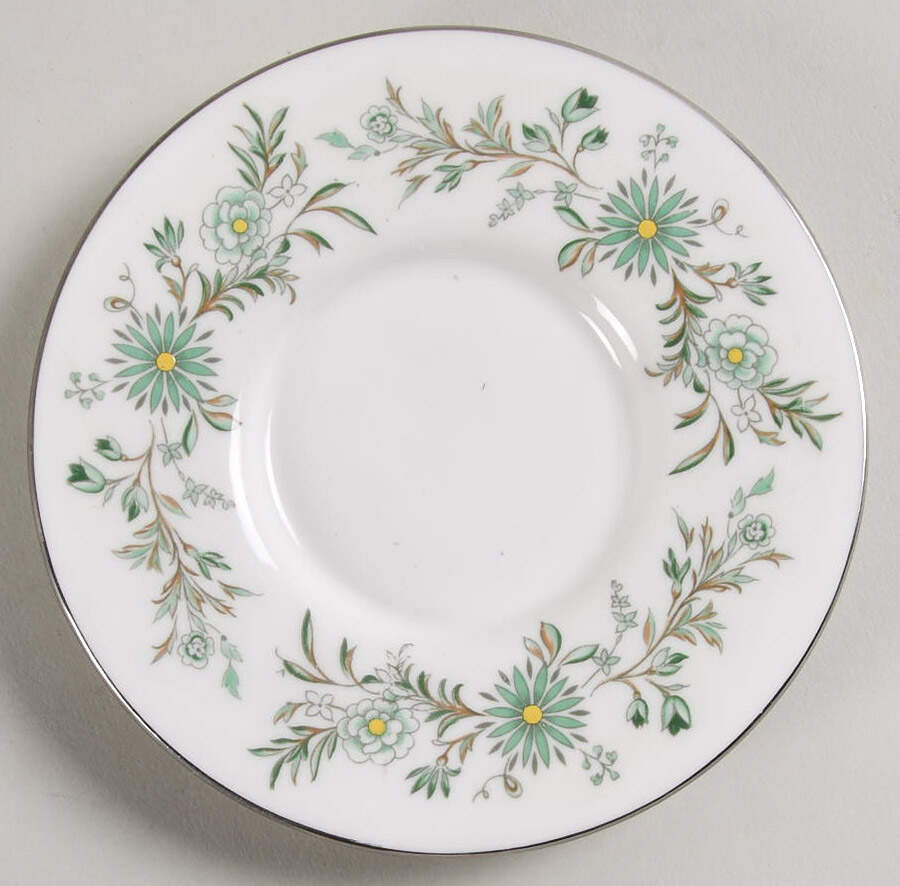 Emerald Isle Saucer for Demitasse Cup by John  Aynsley & Sons-1