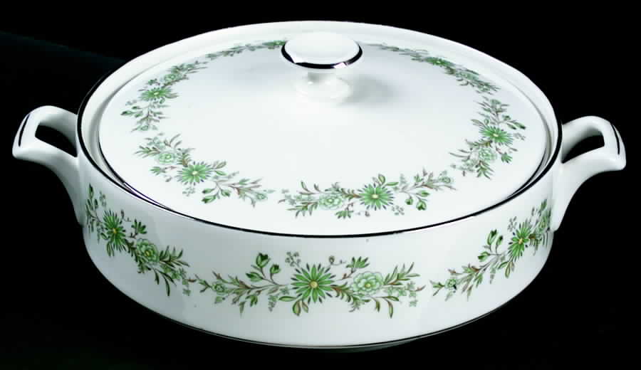 Emerald Isle Round Covered Vegetable by John  Aynsley & Sons-1