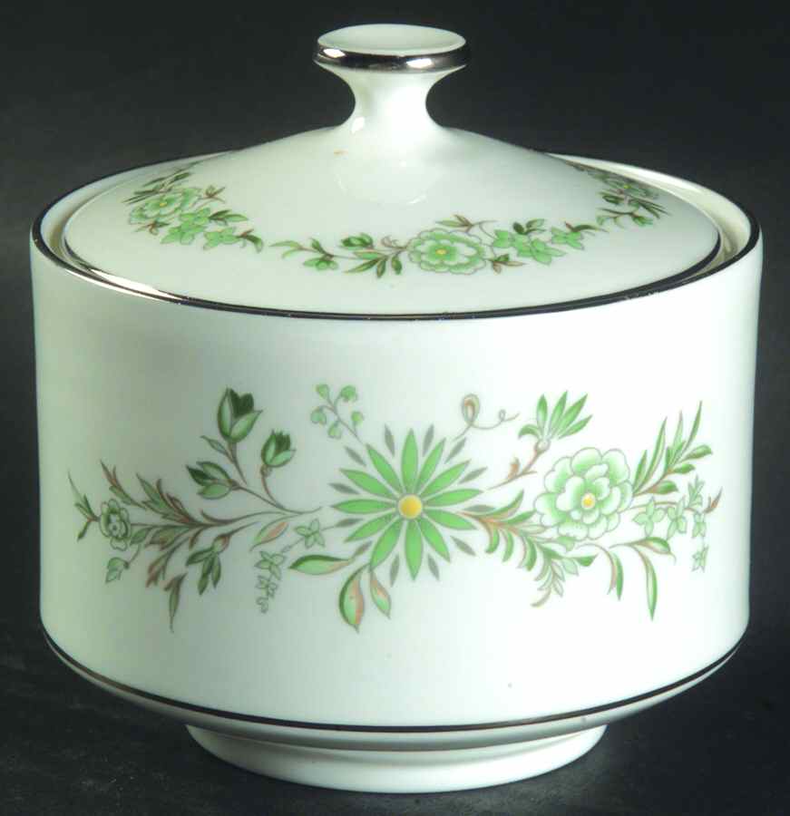 Emerald Isle Sugar Bowl & Lid by John  Aynsley & Sons-1