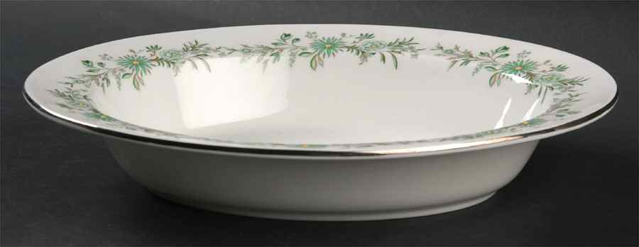 Emerald Isle 10" Oval Vegetable Bowl by John  Aynsley & Sons-1
