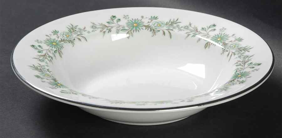 Emerald Isle Rim Soup Bowl by John  Aynsley & Sons-1
