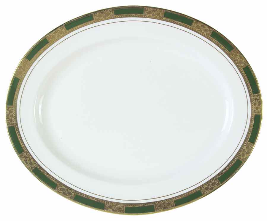 Empress Laurel 13" Oval Serving Platter by John  Aynsley & Sons-1