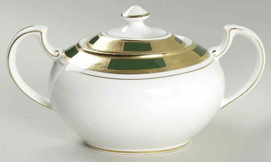 Empress Laurel Sugar Bowl & Lid by John  Aynsley & Sons-1