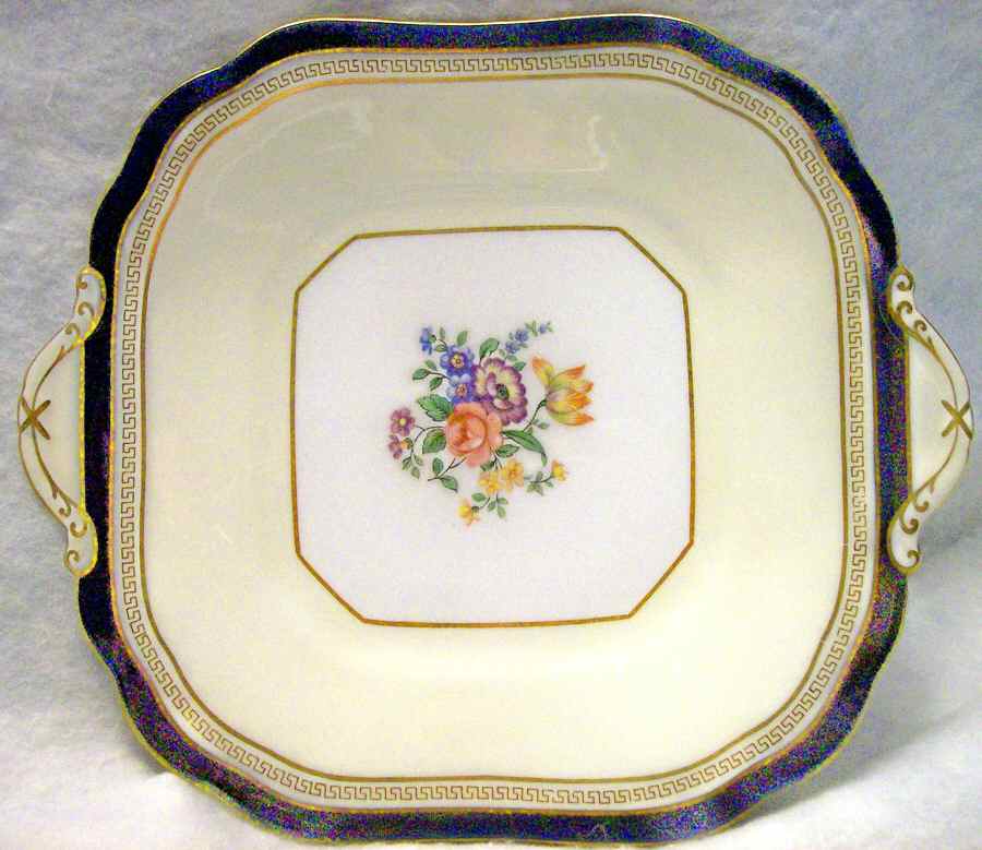 Eskdale Square Handled Cake Plate by John  Aynsley & Sons-1