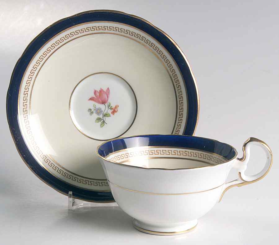 Eskdale Footed Cup & Saucer Set by John  Aynsley & Sons-1