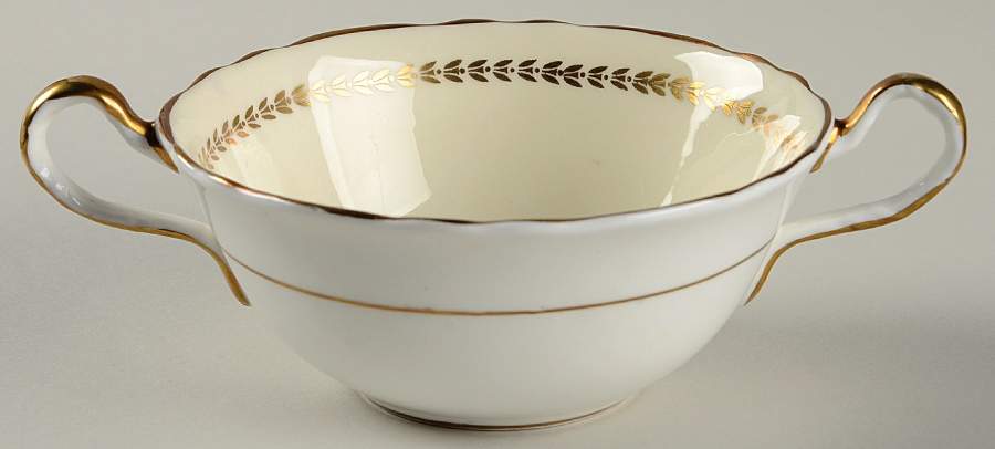 Essex Flat Cream Soup Bowl by John  Aynsley & Sons-1