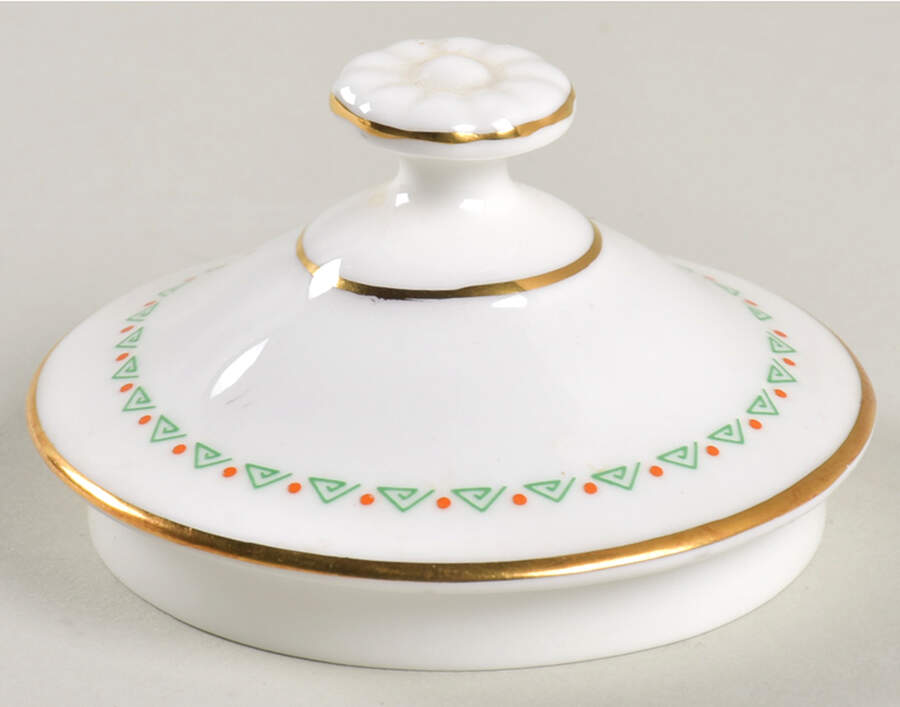 Famille Rose Lid for Sugar Bowl by John  Aynsley & Sons-1