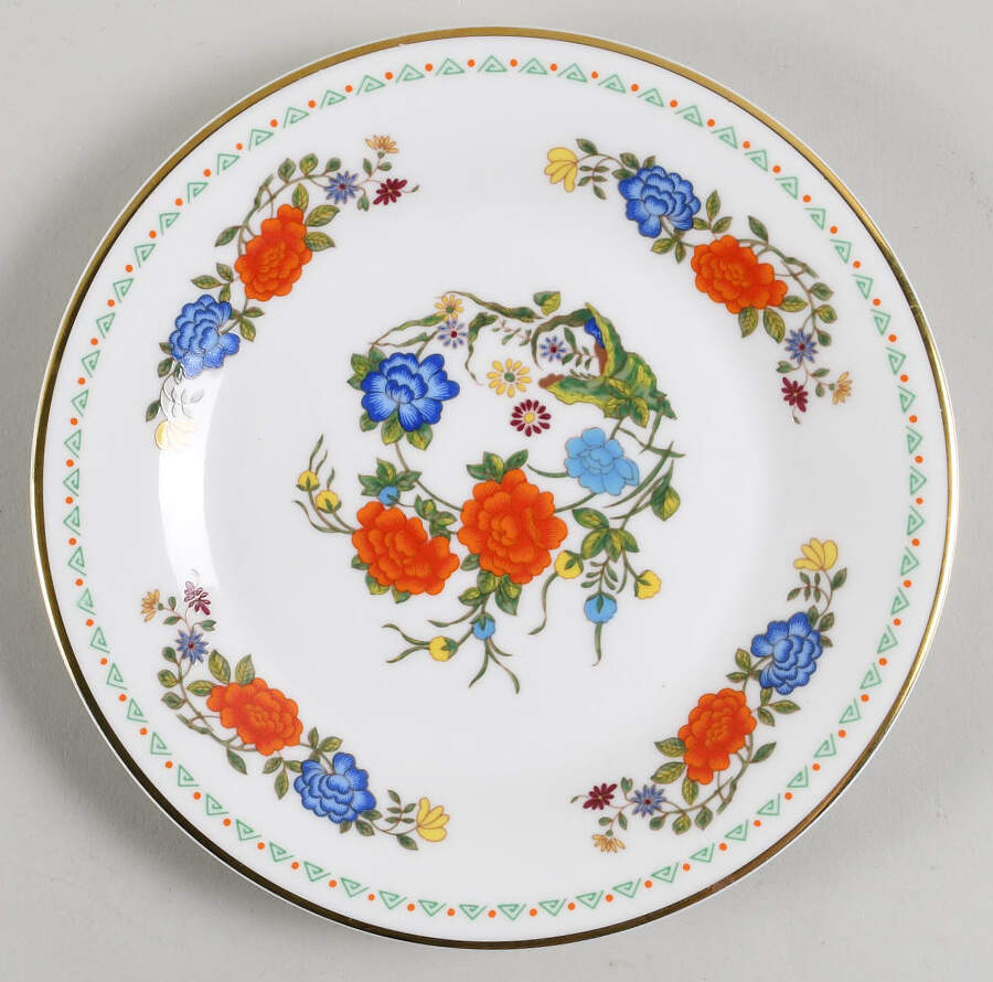 Famille Rose Bread & Butter Plate by John  Aynsley & Sons-1