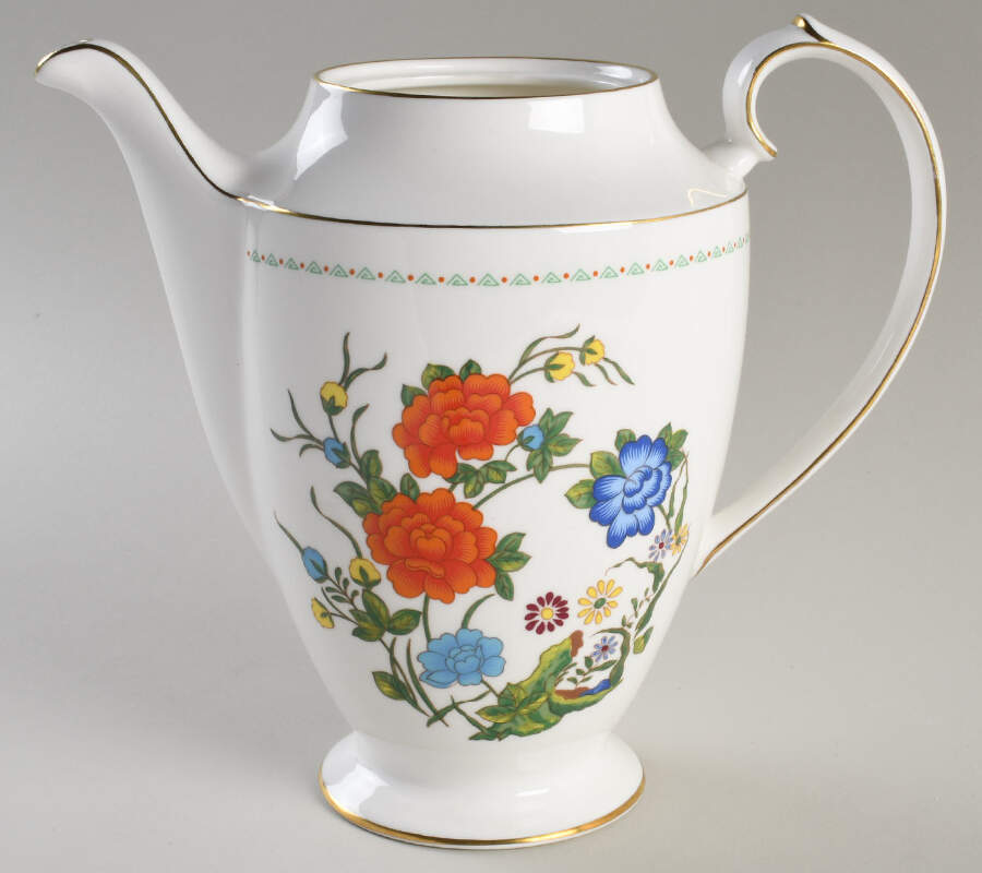Famille Rose Coffee Pot No Lid by John  Aynsley & Sons-1