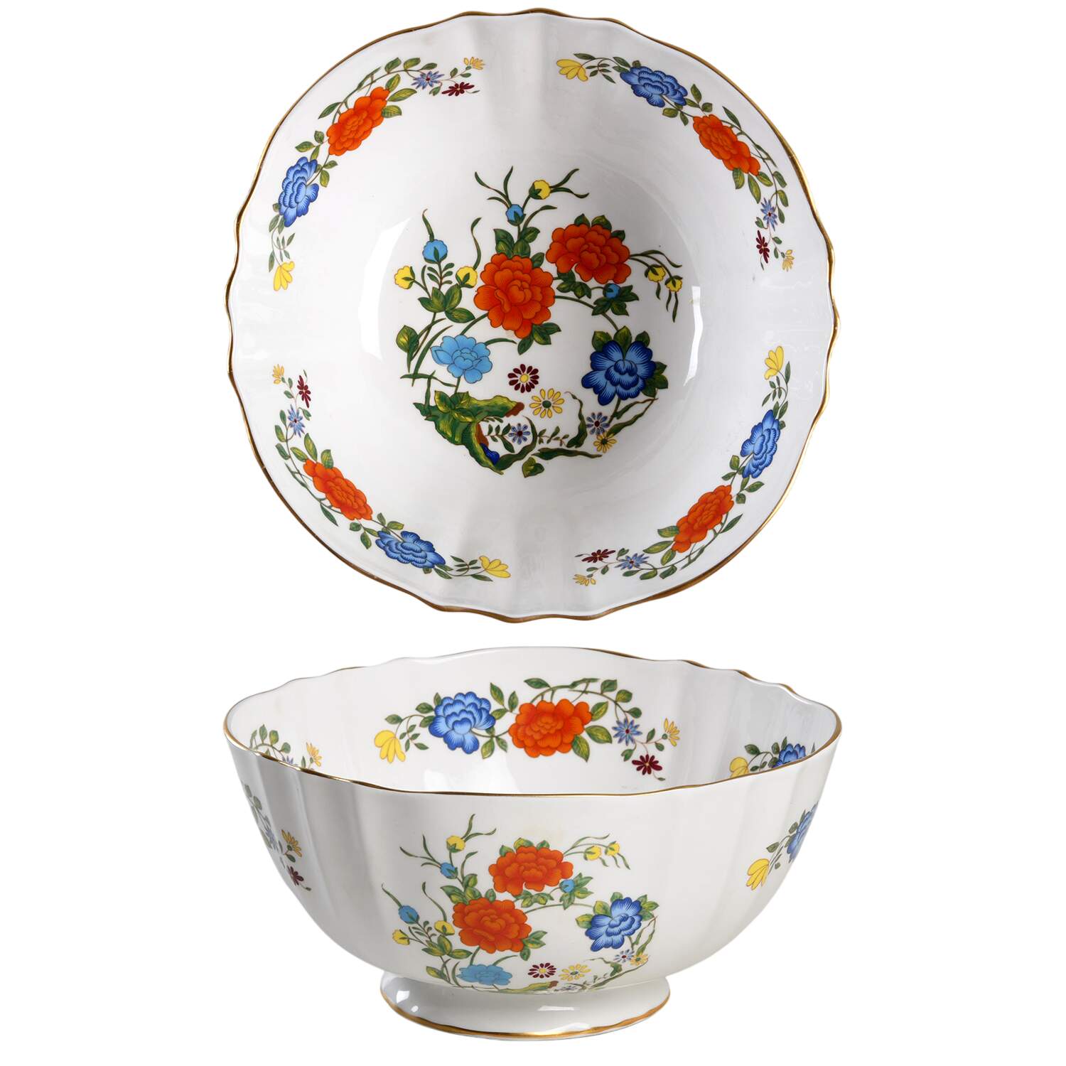 Famille Rose 8" Salad Serving Bowl by John  Aynsley & Sons-1
