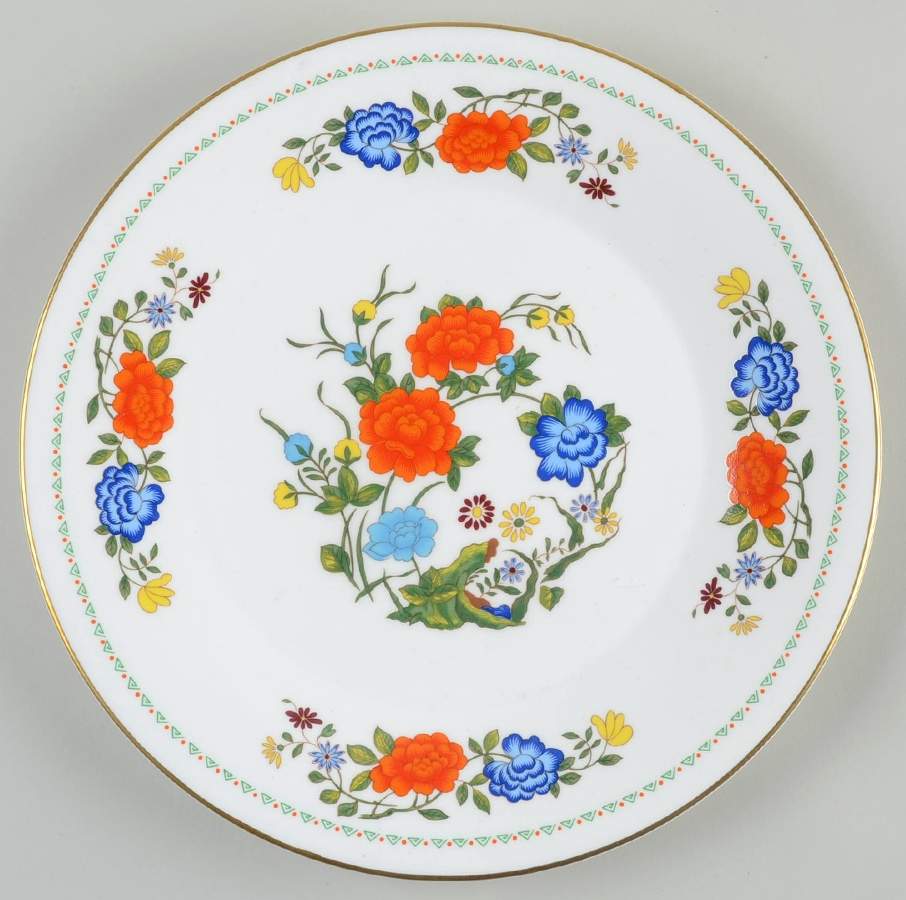 Famille Rose Dinner Plate by John  Aynsley & Sons-1