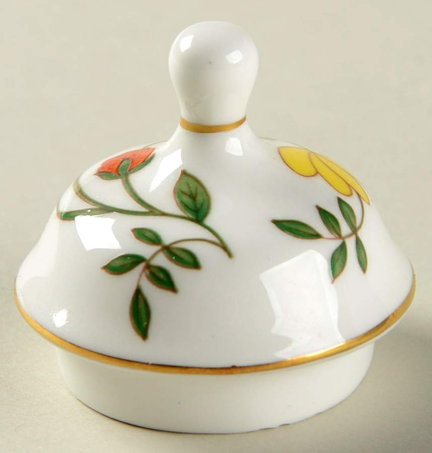 Famille Rose Lid for 5" Urn by John  Aynsley & Sons-1