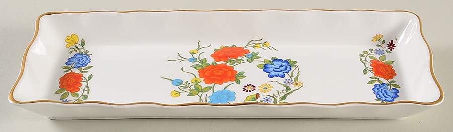 Famille Rose 10" Biscuit Tray by John  Aynsley & Sons-1