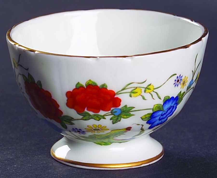 Famille Rose Mini Open Sugar Bowl by John  Aynsley & Sons-1