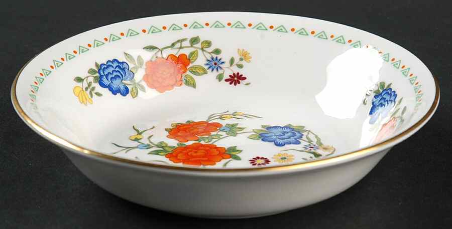 Famille Rose Fruit/Dessert (Sauce) Bowl by John  Aynsley & Sons-1