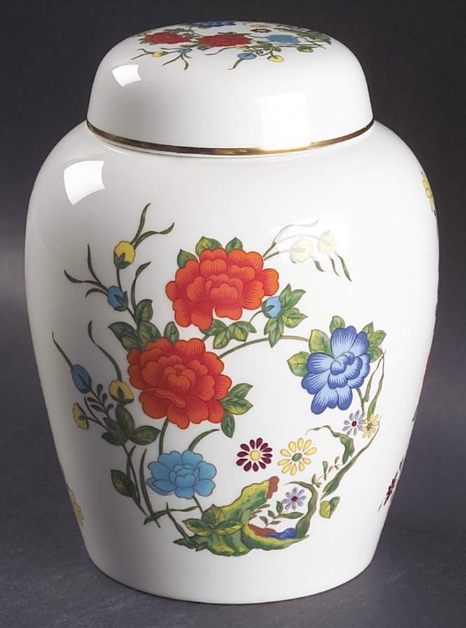 Famille Rose Large Ginger Jar & Lid by John  Aynsley & Sons-1