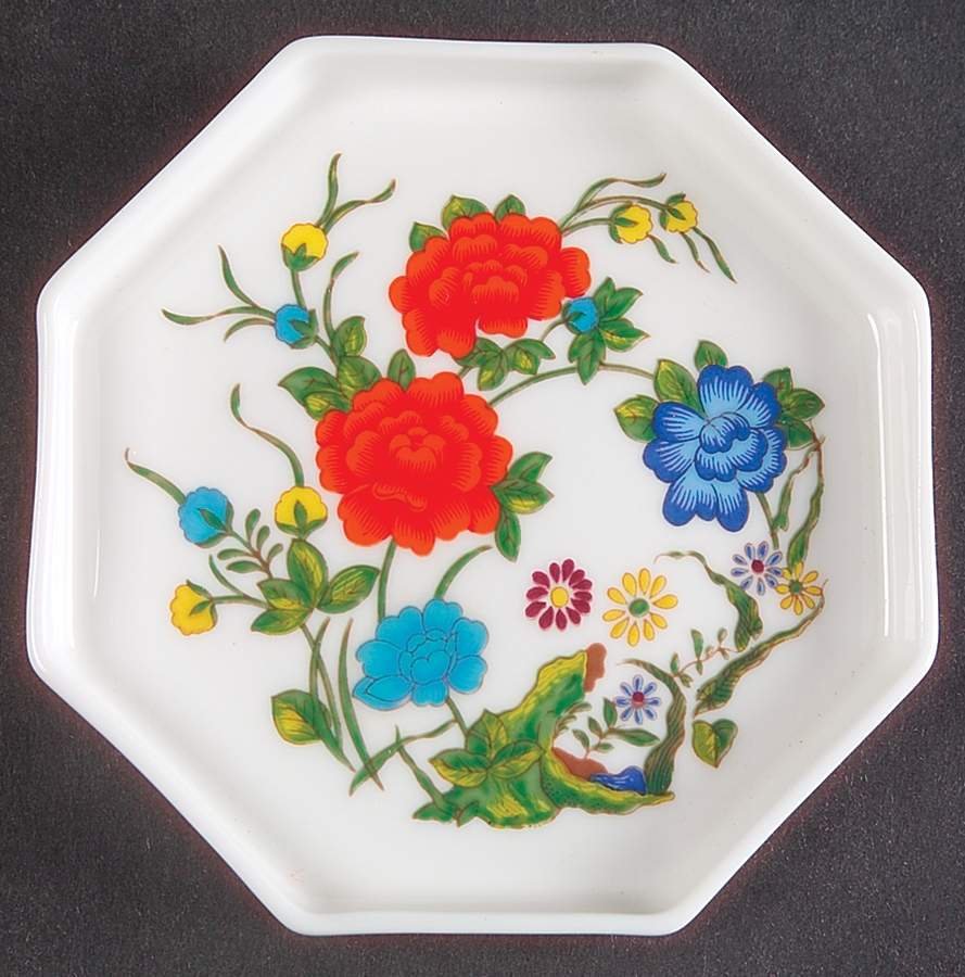 Famille Rose Coaster by John  Aynsley & Sons-1