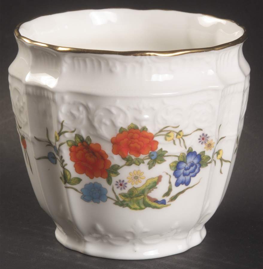 Famille Rose Small Cachepot by John  Aynsley & Sons-1