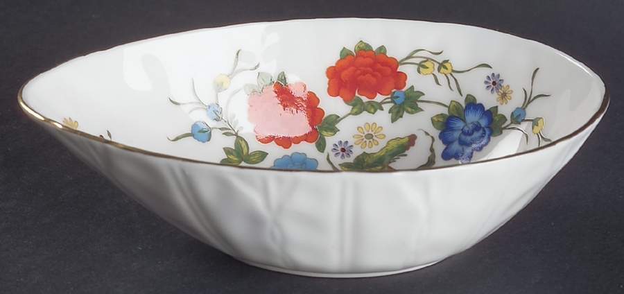 Famille Rose Avocado Bowl by John  Aynsley & Sons-1
