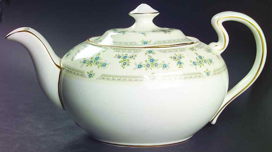Fleurette Teapot & Lid by John  Aynsley & Sons-1