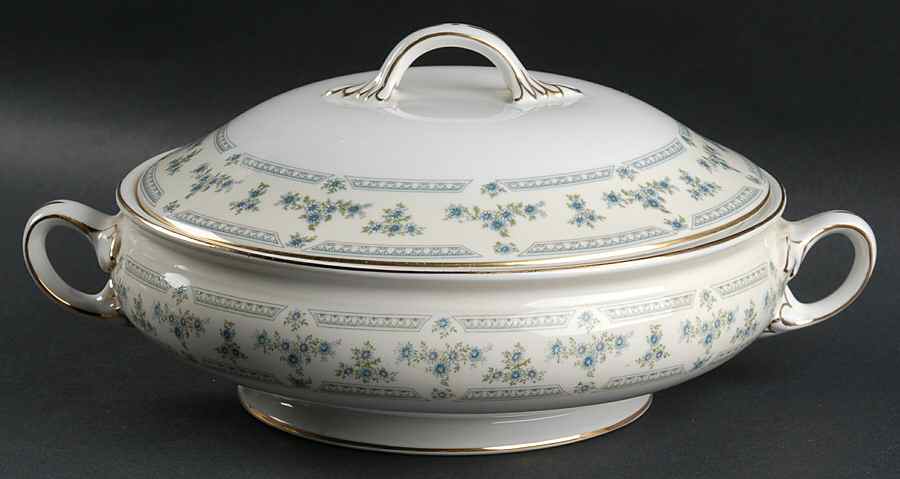Fleurette Round Covered Vegetable by John  Aynsley & Sons-1