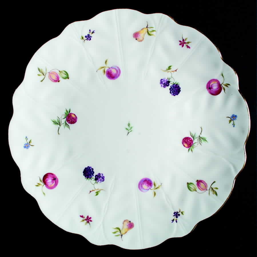 Florida White Dinner Plate by John  Aynsley & Sons-1