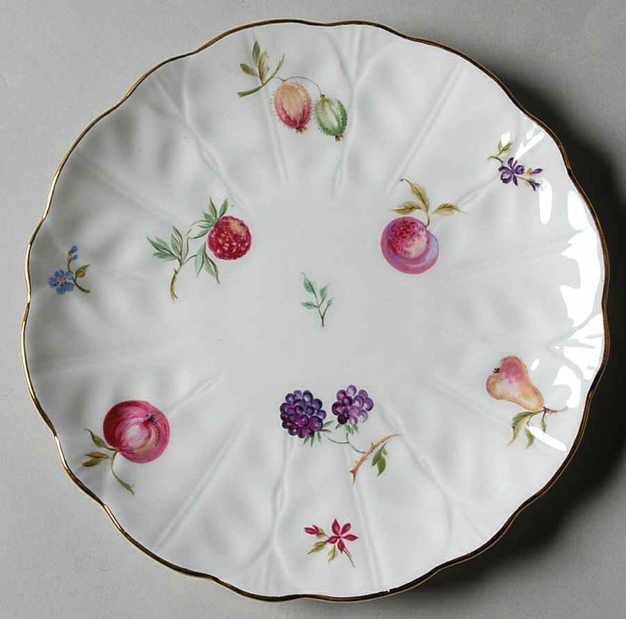 Florida White Bread & Butter Plate by John  Aynsley & Sons-1
