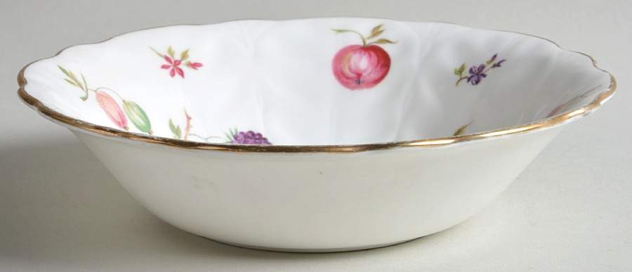 Florida White Coupe Cereal Bowl by John  Aynsley & Sons-1